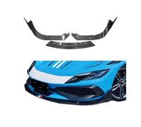 Compatible For Ferrari 296 GTB BFA Style Front Body Kit Real Dry Carbon Fiber Car Bumper Spoiler Diffuser Splitter Lip Exterior Parts