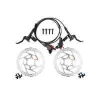 Compatible for frein à disque hydraulique SHIMANO DEORE M6100, 2 pistons avec Rotor RT56 160/180mm for vtt(Resin RFLR 160 180)