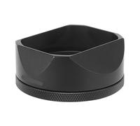 Compatible for Fujifilm X100V/VI/F/S - Pare-Soleil en Aluminium LH-X54W avec Bague d'adaptation de 49 mm(Black)