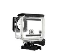 Compatible for GoPro Hero 3/3 +/4 - boîtier Squelette Ouvert sur Le côté, Accessoire de Cadre de Protection(White B)