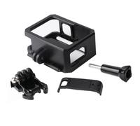 Compatible for GoPro Hero 9-13 Noir-boîtier de Protection avec Porte latérale Ouverte et Accessoire de Montage de Chaussure Froide(with Side Cover)