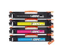 Compatible for HP, 1 Jeu de Cartouches de Toner CE310A CE311A CE312A CE313A for 126A Pro CP1025 M275 M175a M175nw