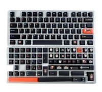 Compatible for KBDiy GMK Mictlan coréen 143 Touches Cherry PBT | Compatible Alice/60%, espaceurs inclus, profil cerise, sous-titres coréens(GMK Mictlan-EN)
