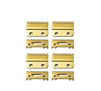 Compatible for Kemei, KM-1986 Vis De Lame De Tondeuse À Cheveux Argent Doré Lame De Remplacement Tondeuse À Cheveux Carton Accessoires En Acier Lame(Gold blade X4)