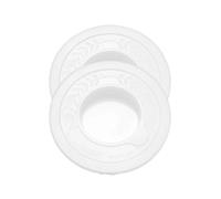 Compatible for KitchenAid, couvercle de bol 7QT | Couvercles de bol mélangeur 2 pièces, protection contre les éclaboussures et couvercle anti-poussière, convient à 7QT