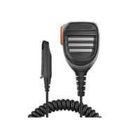 Compatible for Le Microphone Baofeng UV68 Pro Max V2, Talkie-walkie de Type PTT UV 9R, Haut-Parleur Compatible for la Radio Amateur S22 BF 9700 GT3WP(PTT-Mic-Grey)