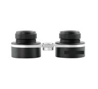 Compatible for Les Jumelles 2X40 3X50 HD 18MM, lentilles optiques complètes, télescope d'observation des étoiles, revêtement Multicouche(2X40)