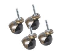Compatible for les meubles, roulette à bille de 2 pouces, roulette pivotante Vintage en Bronze, tige de 8x38mm for canapé, chaise, armoire