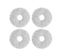 Compatible for les pièces d'accessoires d'aspirateur Dream Bot L10s, sac de dépoussiérage/brosse principale/brosse latérale/couvercle/filtre/vadrouille (Color : Mop 4PC)