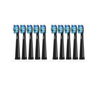 Compatible for les têtes de brosse à dents électrique de remplacement, 8 jeux for SG-507B/908/909/917/610/659/719/910/575/551/E9(10 black)