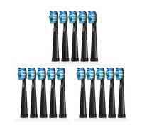Compatible for les têtes de brosse à dents électrique de remplacement, 8 jeux for SG-507B/908/909/917/610/659/719/910/575/551/E9(15 black)