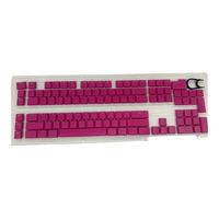 Compatible for Logitech G915TKL G915 G913 G815 G813, Jeu de Capuchons de Touches de Remplacement rétroéclairés à 111 Touches, Capuchons de Touches colorés à Monter soi-même(Rose Red)