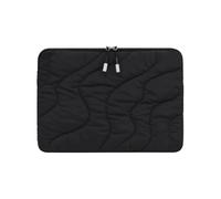 Compatible for Macbook, Huawei, HP, étui for Ordinateur Portable Moelleux 13 14 Pouces Sac à Manches Bouffantes matelassé(Black Case,13-14 inch)