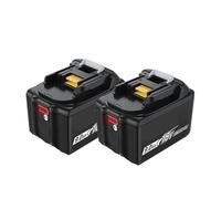 Compatible for Makita, batterie 18V BL1860 DDF487 BL1830B BL1850B BL1850 BL1840 BL1815 batterie au Lithium de remplacement 6.0AH 9.0AH(2PCS 9.0Ah)