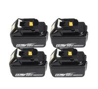 Compatible for Makita, batterie 18V BL1860 DDF487 BL1830B BL1850B BL1850 BL1840 BL1815 batterie au Lithium de remplacement 6.0AH 9.0AH(4PCS 6.0Ah)
