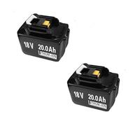 Compatible For Makita, Batterie 20Ah/, 18V BL1830B BL1850B BL1850 BL1840 BL1860 BL1815 Batterie Au Lithium De Remplacement(18V 20Ah 2pcs)