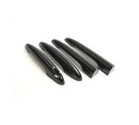 Compatible For Mini Cooper One D S JCW R55 Clubman 4Doors 2007-2014 The Black Flag Door Handle Covers Stickers Car-Styling Accessories(Carbon Pattern A)
