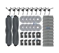 Compatible for MOVA,P50 Pro Ultra /P10 Pro Ultra, Rouleau Principal, Compatible for Tricut, Brosse, Filtre, Vadrouille, Sac À Poussière En Tissu, Remplacement(42PCS)