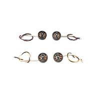 Compatible for Neo Drone Gimbal Frame Repair Kit with Lens Cover, PTZ Mount, Propellers, Motor Cable, and Protective Case(A Set of Motors)