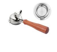 Compatible for Nuova Simonelli, porte-filtre M10 | Modèle M10, acier inoxydable, conception à double bec(Whole Red Rosewood)