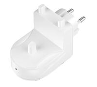 Compatible for Oral-B, 3757, Compatible for Braun, chargeur de brosse à dents électrique, brosse à dents électrique, station de chargement par induction, mur, étanche(EU white)