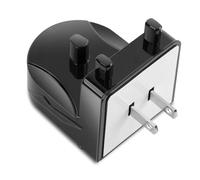 Compatible for Oral-B, Compatible for Braun, chargeur mural de brosse à dents électrique, chargeur de brosse à dents électrique, mur de base de charge par induction, étanche(US Black)