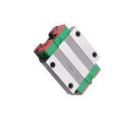 Compatible for QEW20CA, guide linéaire | Bloc de bride standard à faible bruit et à profil bas, largeur de rail de 20 mm, graisse pré-appliquée