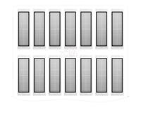Compatible for Roborock,S5, S5 Max, S6 MaxV, S6 Pure, E4, E5, S51, S52, S55, Filtre De Brosse Latérale À Rouleau, Accessoires De Vadrouille, Pièce De Rechange(14PCS)