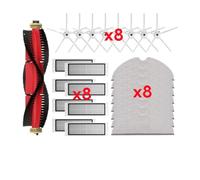 Compatible for Roborock,S5, S5 Max, S6 MaxV, S6 Pure, E4, E5, S51, S52, S55, Filtre De Brosse Latérale À Rouleau, Accessoires De Vadrouille, Pièce De Rechange(25PCS)