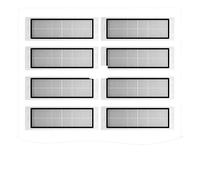 Compatible for Roborock,S5, S5 Max, S6 MaxV, S6 Pure, E4, E5, S51, S52, S55, Filtre De Brosse Latérale À Rouleau, Accessoires De Vadrouille, Pièce De Rechange(8PCS)