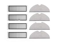 Compatible for Roborock,S5, S5 Max, S6 MaxV, S6 Pure, E4, E5, S51, S52, S55, Filtre De Brosse Latérale À Rouleau, Accessoires De Vadrouille, Pièce De Rechange(8PCS)