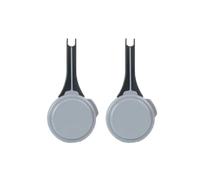 , Compatible for Roborock,Saros 10R / G20s Ultra / P20 Pro Qrevo Curv V20 Qrevo 5AE Disque De Nettoyage De Balayeuse Pièces À Boucle Rotative Composant(2 PCS)