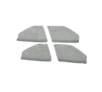 Compatible for ROIDMI, EVE Max Chiffon De Nettoyage Vadrouille Robot Aspirateur Pièces De Rechange Accessoires Recharges De Tampons Réutilisables(4pcs)