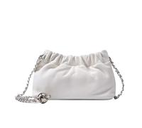 Compatible for sac à main Lady, en forme de nuage, épaule, petite boulette chaîne(Beige)
