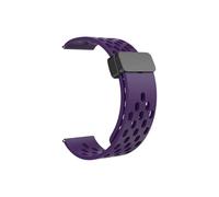 Compatible For Samsung Galaxy Watch 4 5 6 7 4/6 Classic Active 2, Bracelet For Silicone Compatible For Amazfit Bip 3 For Huawei GT4 GT3 2e(Deep Purple,22mm)