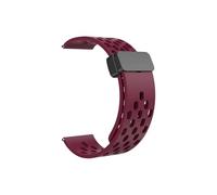 Compatible For Samsung Galaxy Watch 4 5 6 7 4/6 Classic Active 2, Bracelet For Silicone Compatible For Amazfit Bip 3 For Huawei GT4 GT3 2e(Wine Red,4 6 Classic 46mm47mm)