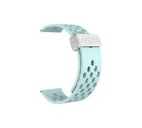 Compatible For Samsung Galaxy Watch 4 5 6 7 4/6 Classic Active 2, Bracelet For Silicone Compatible For Amazfit Bip 3 For Huawei GT4 GT3 2e(S-Emerald Green,22mm)
