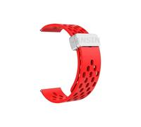 Compatible For Samsung Galaxy Watch 4 5 6 7 4/6 Classic Active 2, Bracelet For Silicone Compatible For Amazfit Bip 3 For Huawei GT4 GT3 2e(S-Red,4 6 Classic 42mm43mm)