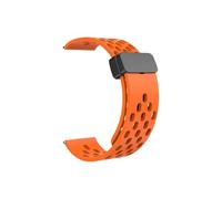 Compatible For Samsung Galaxy Watch 4 5 6 7 4/6 Classic Active 2, Bracelet For Silicone Compatible For Amazfit Bip 3 For Huawei GT4 GT3 2e(Orange,22mm)