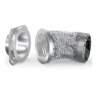 Compatible for sèche-linge, connecteur magnétique de ventilation de sèche-linge rotatif à 180 degrés, adaptateur de tuyau de ventilation de couplage d'échappement scellé