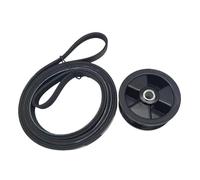 Compatible for sèche-linge Zanussi Aeg Electrolux - Rouleau de serrage 1250125034 et kit de courroie 7PH1930.