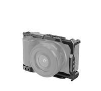 Compatible for SmallRig 3538B, Compatible for Sony ZV-E10 Cage de caméra améliorée avec poignée en Silicone et Plaque de dégagement Rapide(Cage)