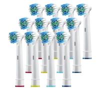 Compatible For Tête De Brosse À Dents Électrique Oral B P2/4000/3757/d12/3766 Tête De Remplacement Braun Universelle(12 pc)