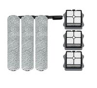 Compatible for Tineco, Floor ONE S5 / Pro 2, Accessoires Bleus, Brosse À Rouleau, Filtre Hepa, Rouleau De Remplacement(Set4)