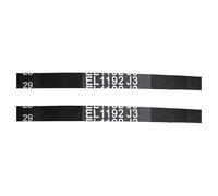 Compatible for Whirlpool, Compatible for Indesit, EL 1192 J3 C00063428 EL1192 J3, Courroie D'entraînement De Lave-linge, Courroie D'entraînement De Lave-linge(EL1192-2pcs)