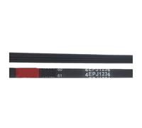 Compatible for WHIRPOOL, Compatible for BAUKNECHT, Compatible for VESTEL, 461975021821 Courroie De Rondelle 4PJE1236 Courroie D'entraînement De Rondelle(1pc4PJE1236)