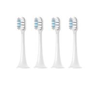 Compatible For Xiaomi, Compatible For Mijia, T300 Têtes De Brosse À Dents De Rechange Sonic Electric Vacuum DuPon Brosse À Dents À Poils Souples Têtes De Brosse 4/8/12/16 Pièces(T300 White Blue-4pcs)