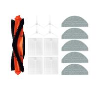 Compatible for Xiaomi,E12 E10 B112 Robot De Balayage Aspirateur Brosse Principale Brosse Latérale Vadrouille Filtre En Tissu Pièces De Rechange Remplacer(14PCS)