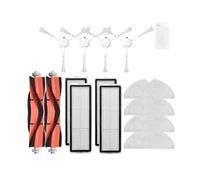 Compatible for Xiaomi Mijia 1C / STYTJ01ZHM T1/Compatible for Dreame F9 Robot aspirateur filtre Hepa brosse latérale principale chiffon de vadrouille pièce de rechange accessoires(Set h)