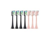 Compatible ForXiaomi SOOCAS X3 X5 X3U X1 V1 V2 SOOCARE Head 7pcs Replacement Heads Brush Soft Sonic Toothbrush Vacuum Bristle(3pink 4black)